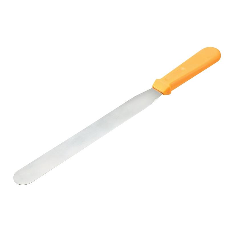 Straight Icing Spatula Stainless Steel 10-inch Cake Decorating Frosting Spatulas - Random Color