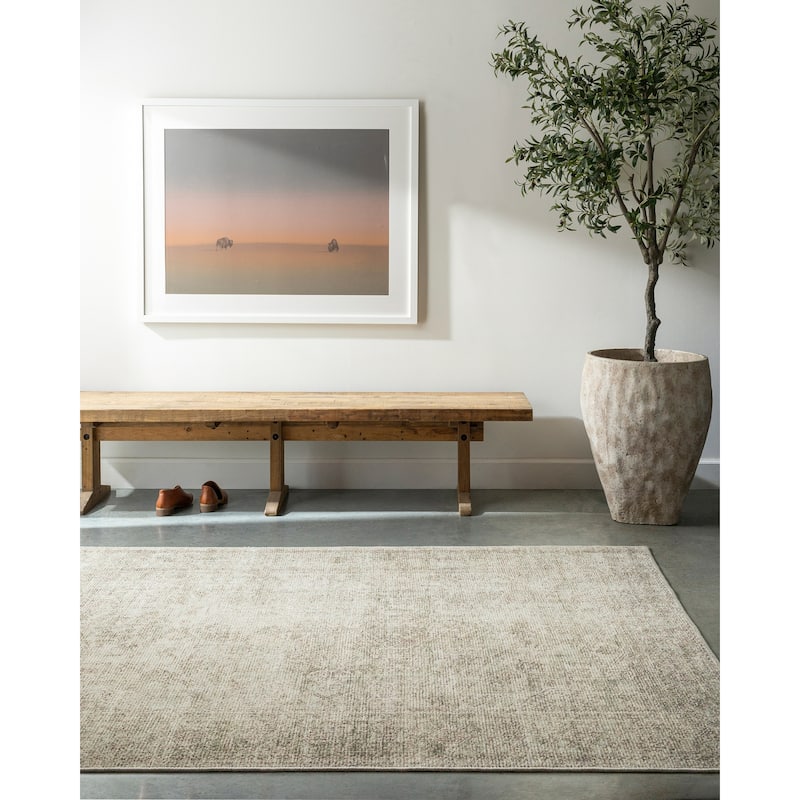 Becki Owens x Livabliss Margot Area Rug - Olive - 7' 10" x 10'