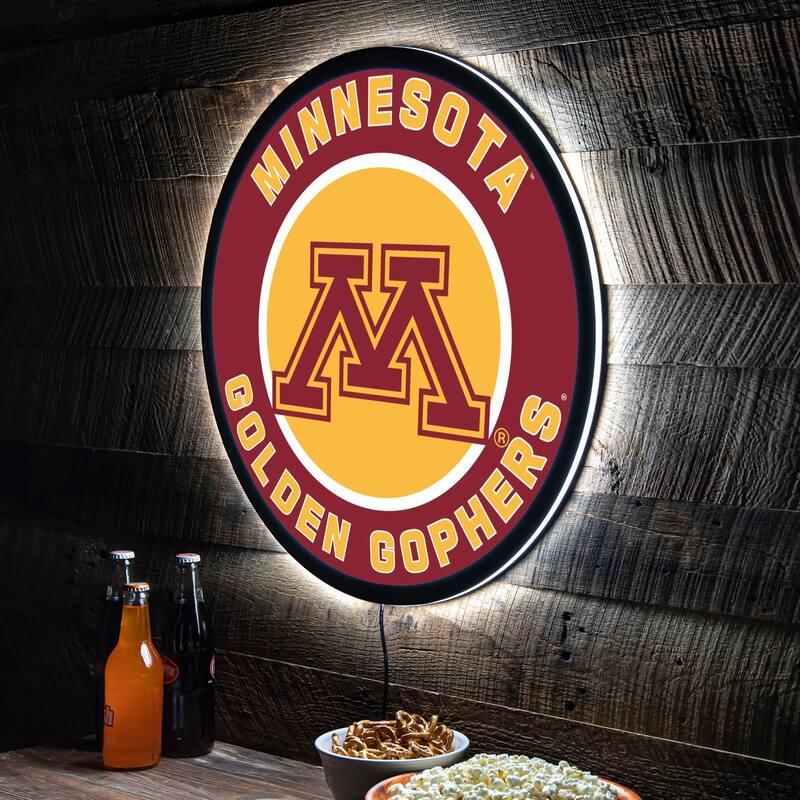 University of Minnesota LED Lighted Sign - Clear
