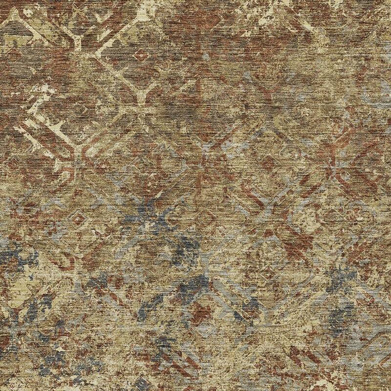HomeRoots Geometric Transitional Rectangle Outdoor Rug