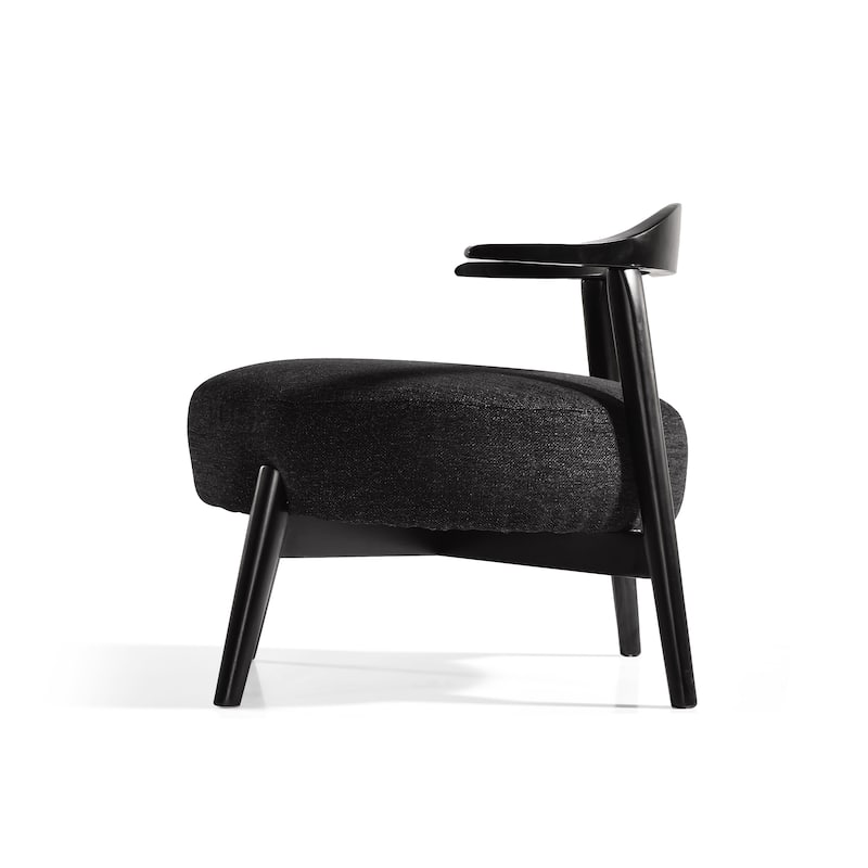 Modern 27.5" Accent Chair with High-Density Reflex Foam Frame for Living Room