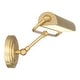 preview thumbnail 3 of 3, Miller Integrated LED Aged Brass Sconce