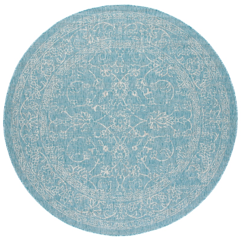 SAFAVIEH Courtyard Aquata Indoor/ Outdoor Waterproof Patio Backyard Rug
