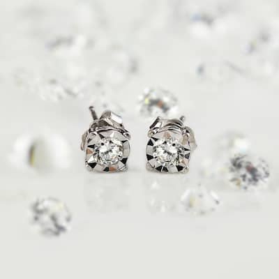Auriya 14k Gold 1/2ctw Round Diamond Stud Earrings (G-H, I1-I2)