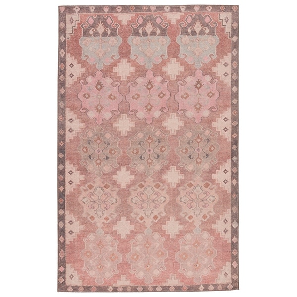 Chilton Medallion Pink Brown Area Rug On Sale Overstock 31719290