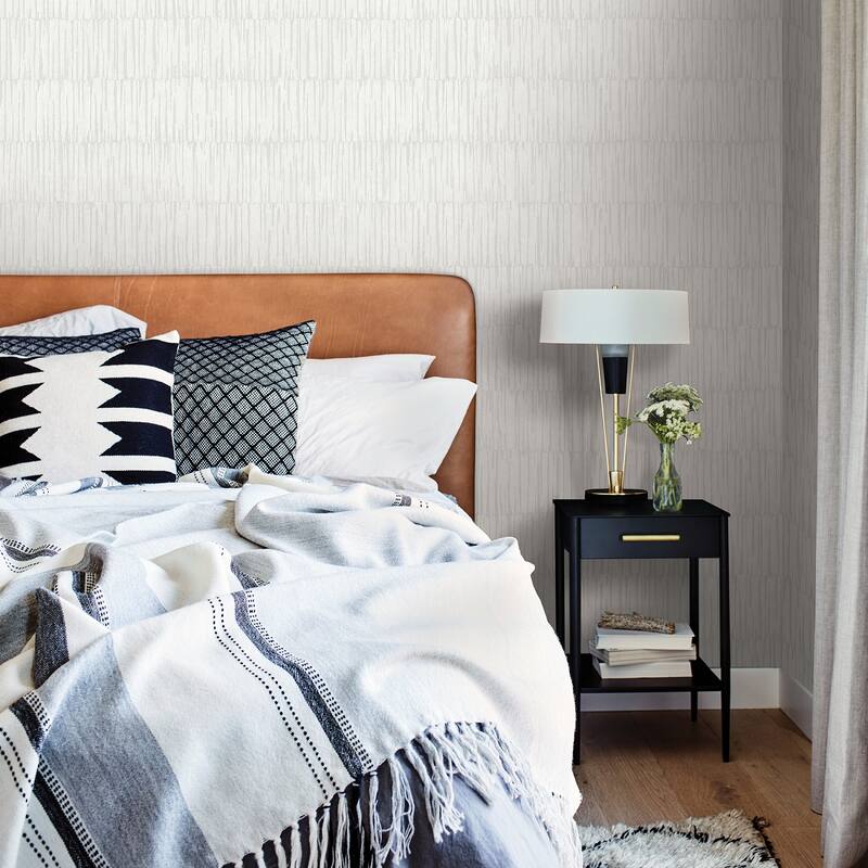 A-Street Prints Zandari Pearl Distressed Texture Wallpaper