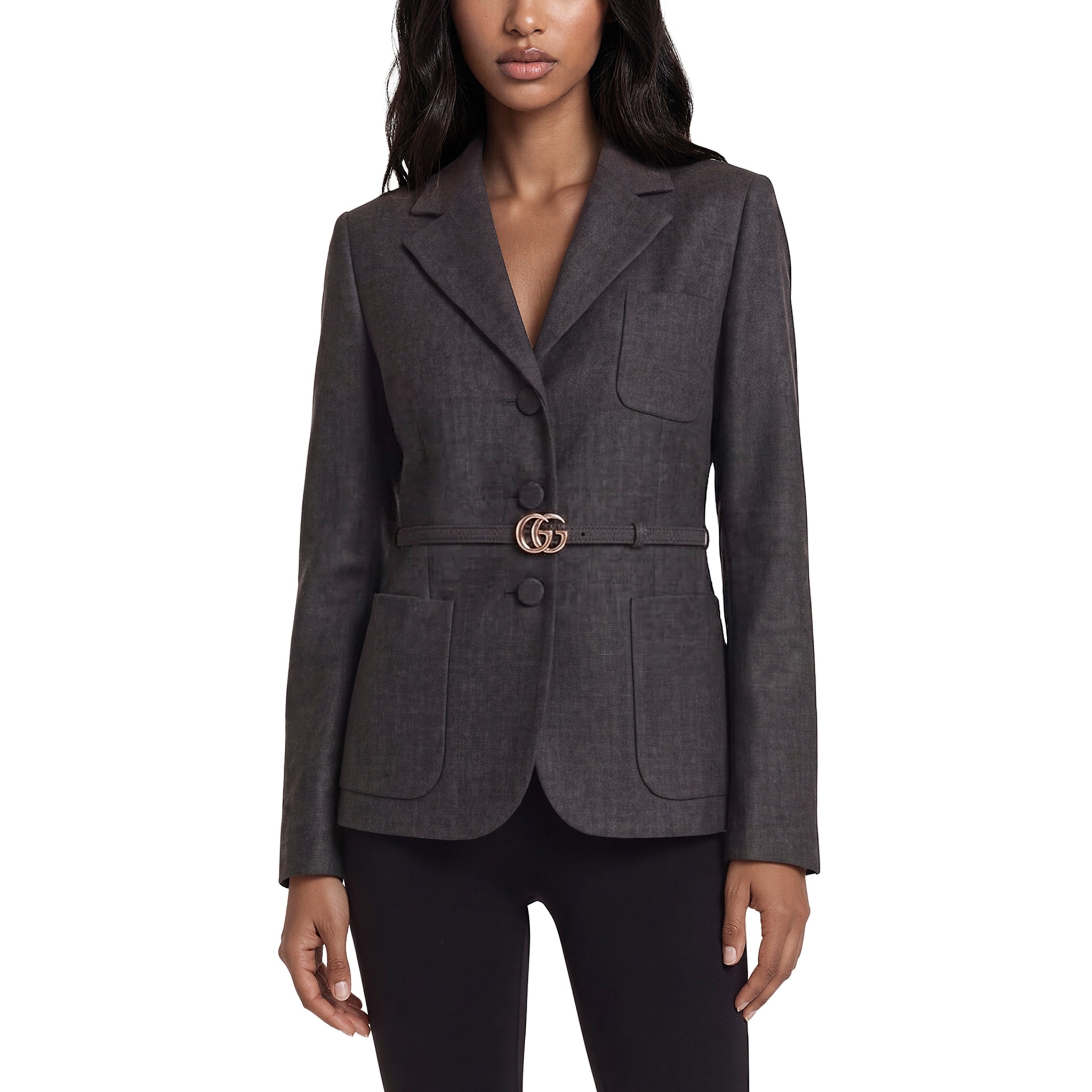 Gucci Belted Wool Jacket