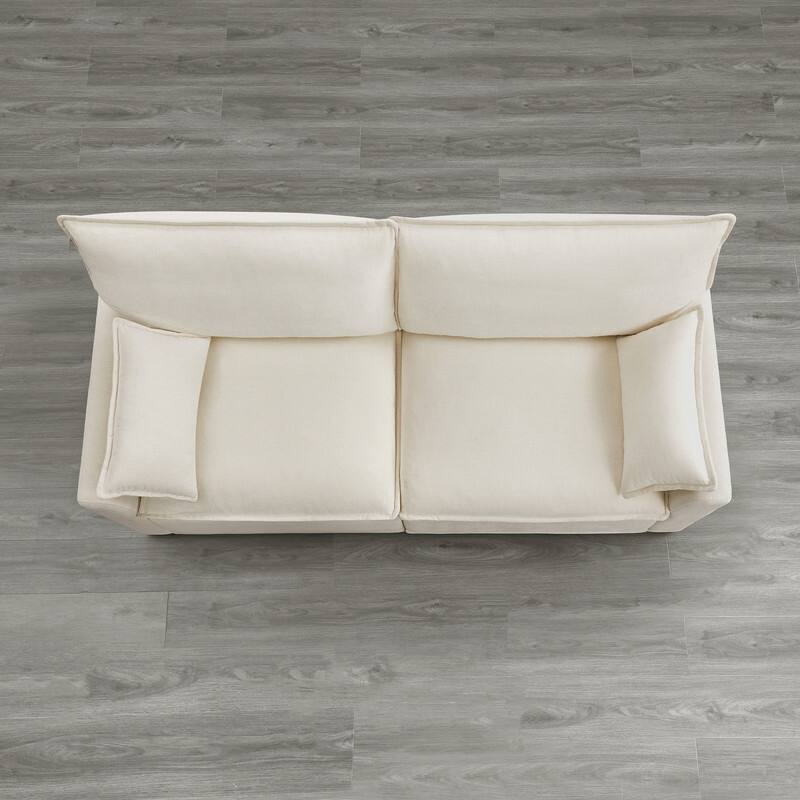 Spruce & Spring Modular Couch Oversized Sectional Sofa for Living Room