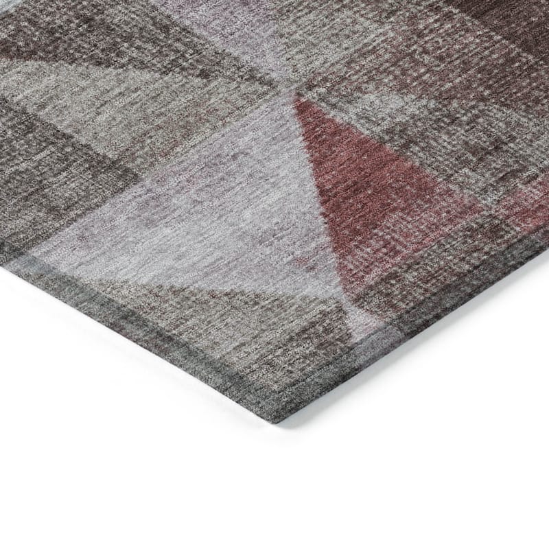 HomeRoots Geometric Transitional Rectangle Outdoor Rug