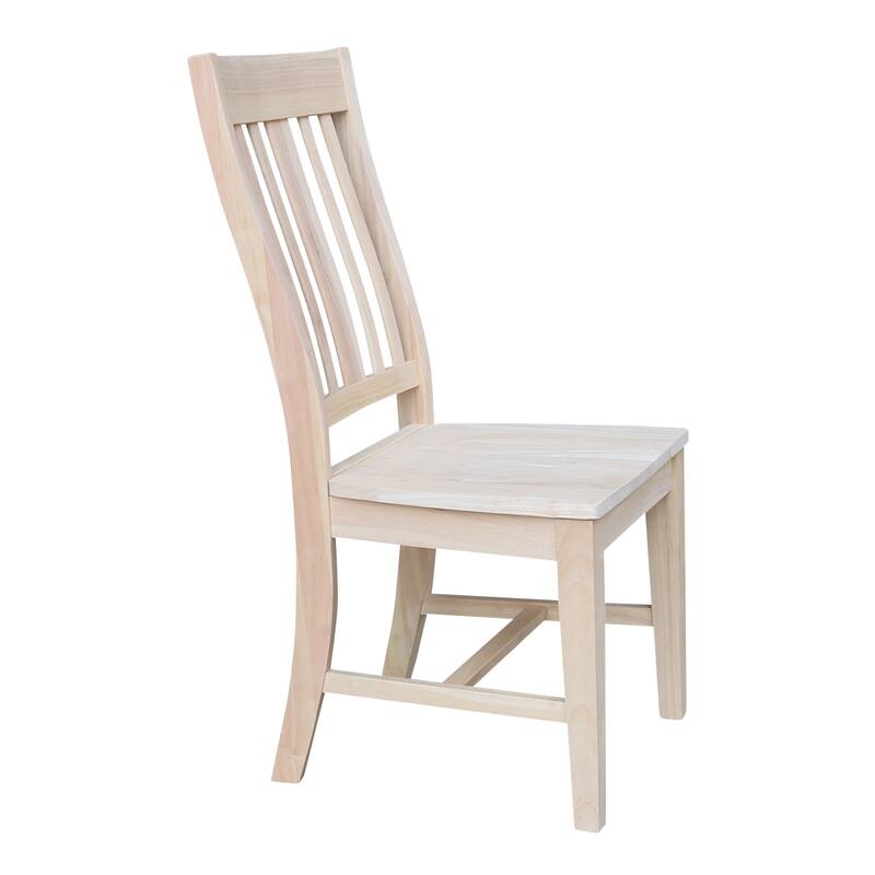 Set of Two Solid Wood Benson Dining Chairs