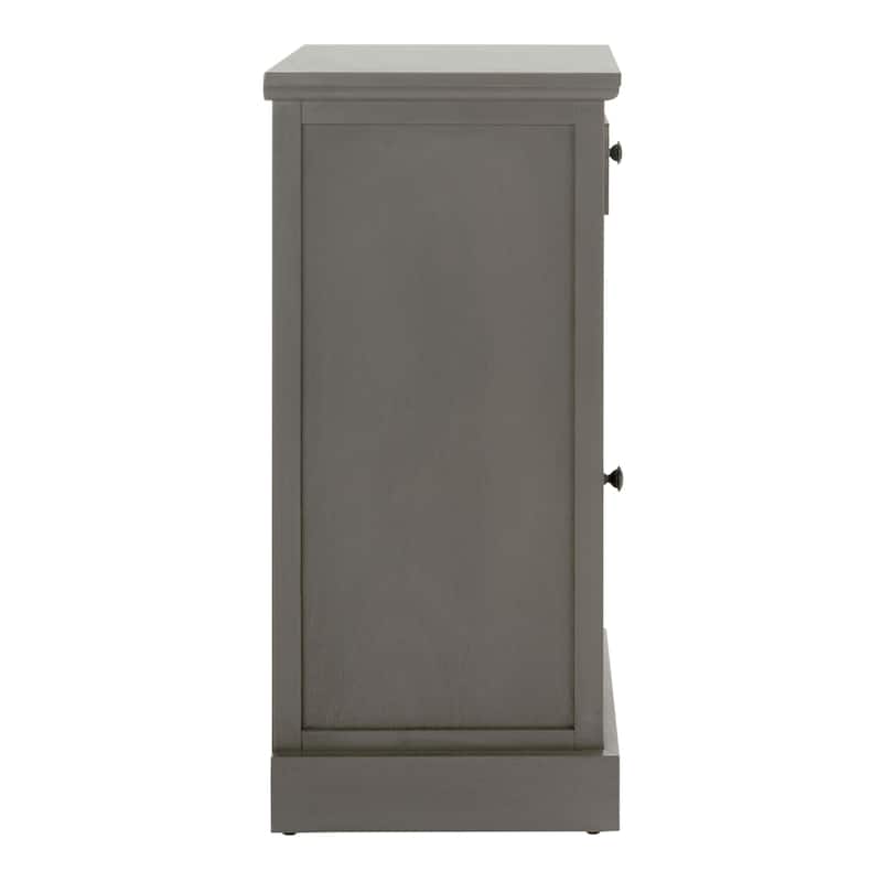 SAFAVIEH Jett Grey Storage Cabinet - 15.9" x 13.8" x 31.5"