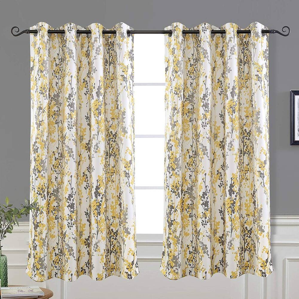 DriftAway Leah Darkening Grommet Window Curtain Panel