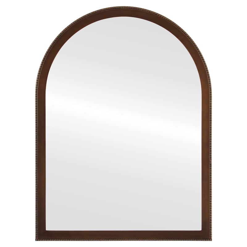 Van Buren Framed Vanity Mirror - Crescent Cathedral - 24.4x32.4 - Bronze/Gold