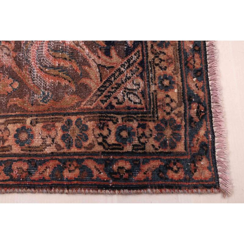 ECARPETGALLERY Hand-knotted Antalya Vintage Dark Copper Wool Rug - 8'5 x 13'0