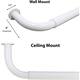 Energy-saving Wraparound Adjustable French Blackout Curtain Rod Set