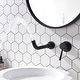 preview thumbnail 6 of 11, PROOX Single Handle Wall Mounted Bathroom Faucet With Drain Assembly