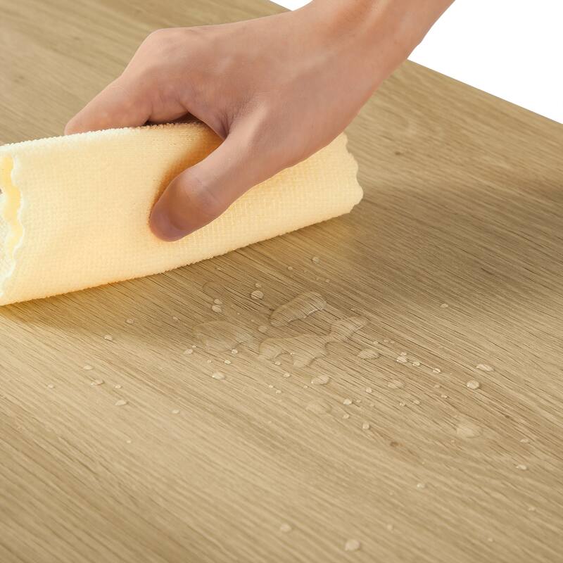 Rattan bookshelf 5 tiers Bookcases Storage Rack - 39.4’’w x 13.8’’d x 75.6’’h