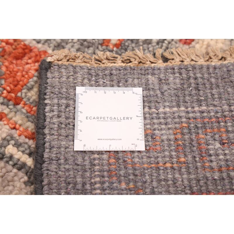 ECARPETGALLERY Hand-knotted Jules Serapi Dark Grey Wool Rug - 9'11 x 13'7