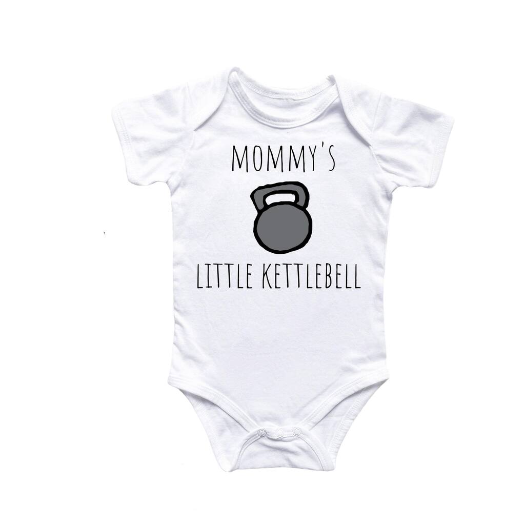 Gym Kettlebell - Baby Boy Girl Clothes Infant Bodysuit Funny Cute Newborn