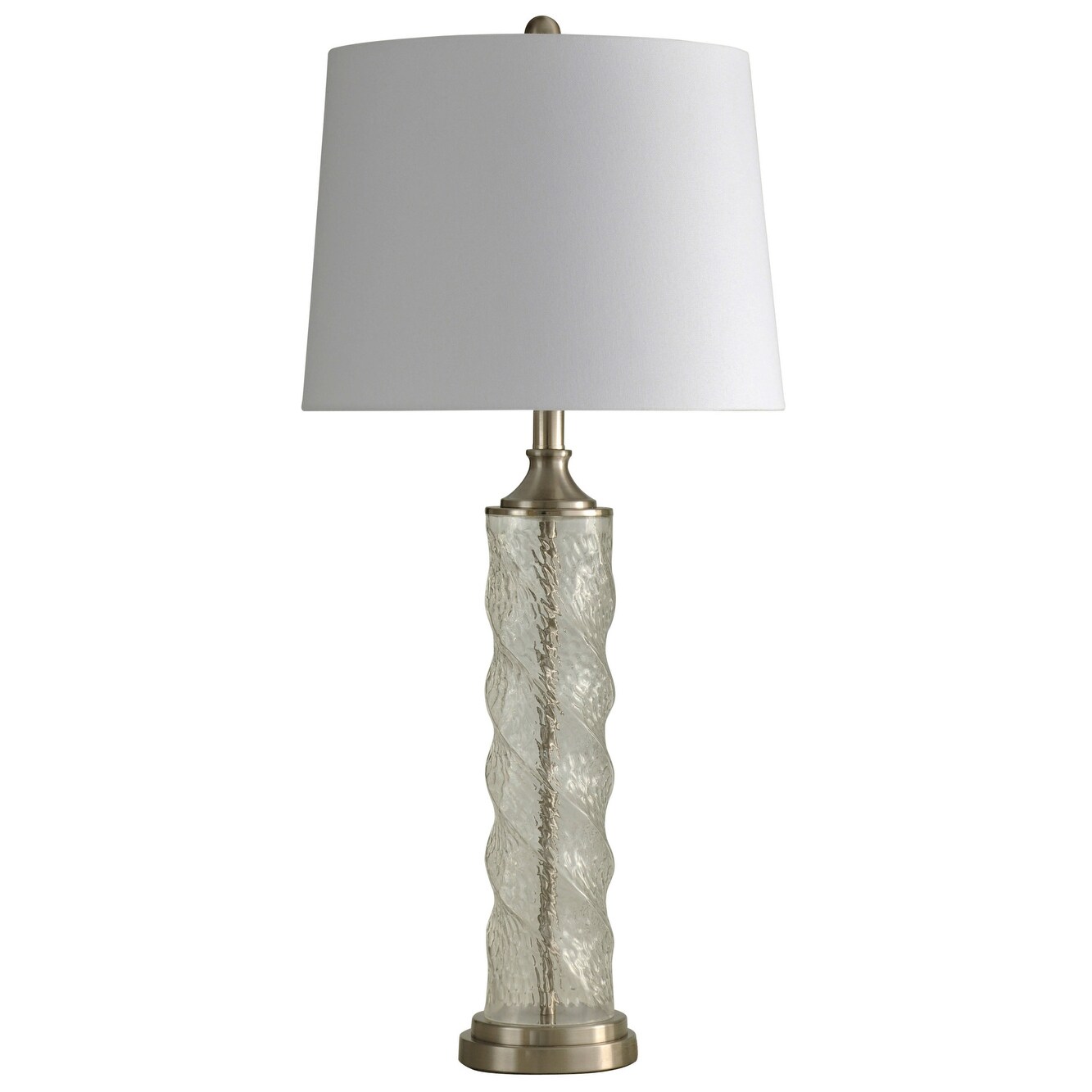 Shop Delacora Sc L312765 Gallatin 32 Tall Buffet Table Lamp With Hardback Fabric Shade Clear N A Free Shipping Today Overstock 25647227