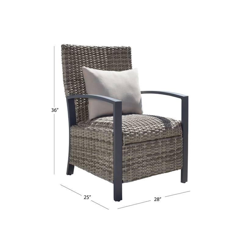 Abbyson Memphis Dining Armchair With Cushion (2-Pack)