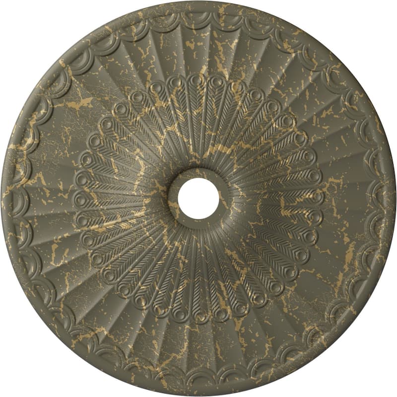 36 5/8"OD x 3 5/8"ID x 2 3/8"P Galveston Ceiling Medallion