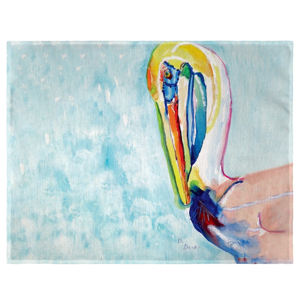 Pelican Head Place Mat Set of 4