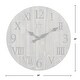 preview thumbnail 11 of 19, FirsTime & Co. Rustic Farmhouse Barn Wood Wall Clock