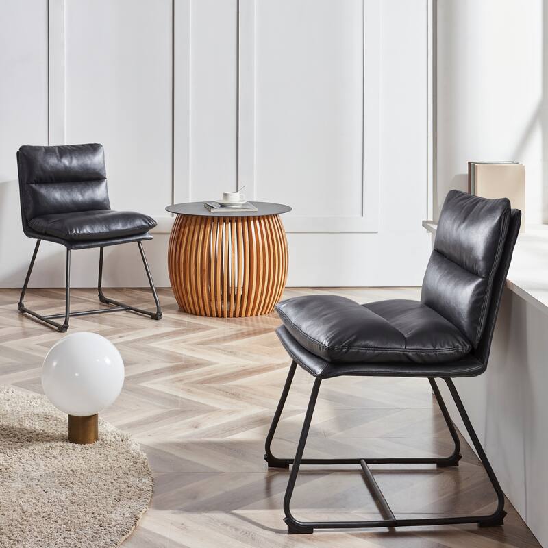 Corvus Carson Contemporary Dining Side Chairs (Set of 2)