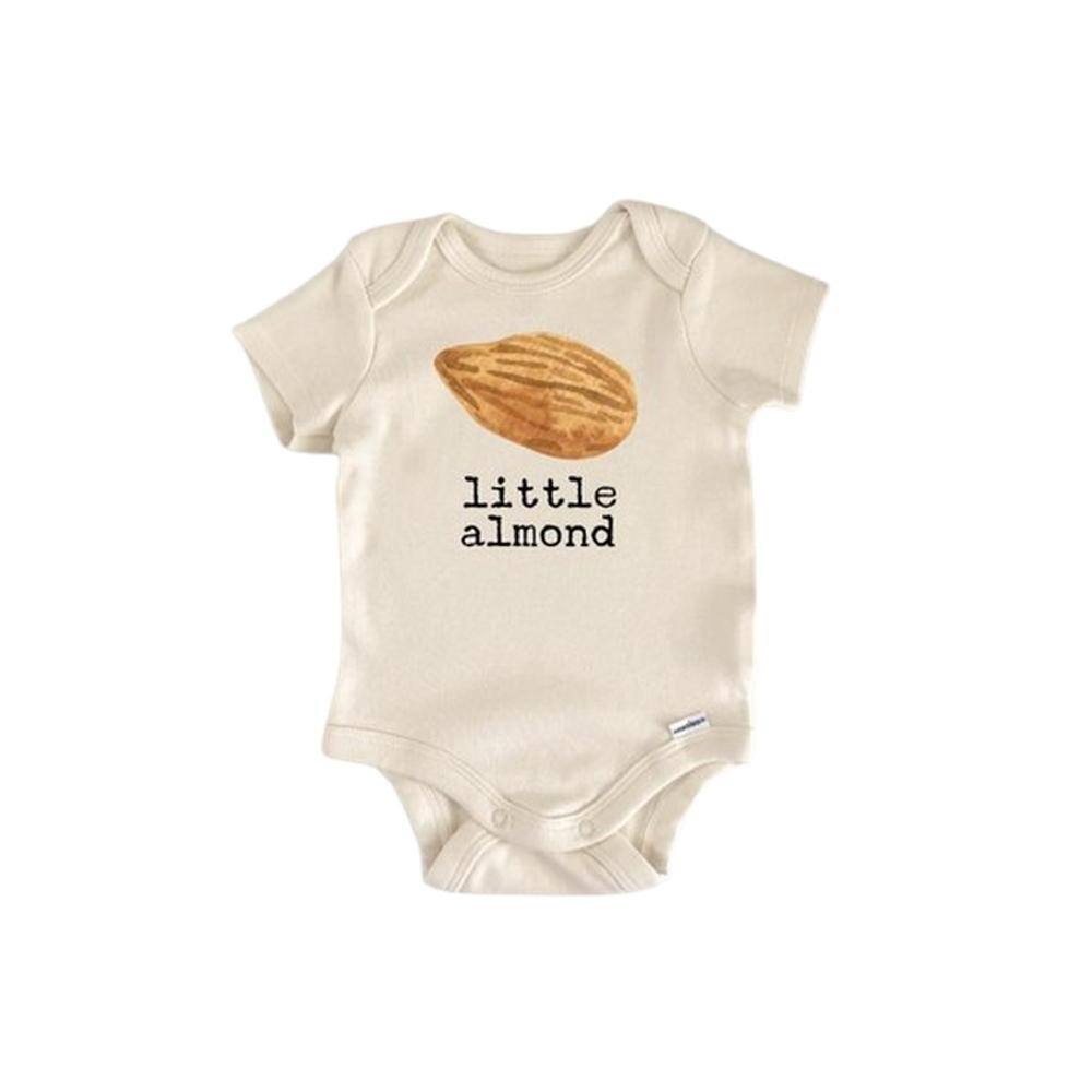 Almond Nut Peanut - Baby Boy Girl Clothes Infant Bodysuit Funny Cute Newborn