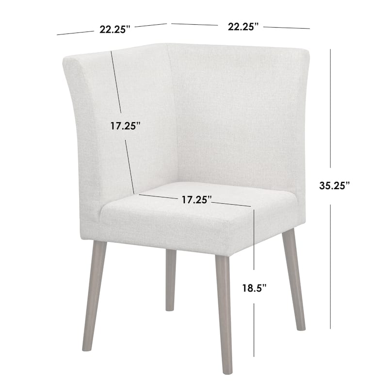 Simple Living 3-piece Ripton Nook Banquette Set