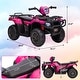 preview thumbnail 23 of 23, 12V Kids Ride on ATV, Battery-Operated Car, Dual Speed Adjustment 1.5-2.2mph for Toddlers