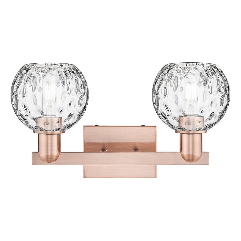 Innovations Lighting Endless Possibilities Arcadia - Athens Water Glass - 2 Light 17" Bath Vanity Light