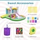 preview thumbnail 7 of 10, Costway Inflatable Bounce House with Slide Jumping Area Obstacle Ball