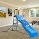preview thumbnail 2 of 10, XSL003 2.2M kids plastic slide indoor Freestanding playground equipment - 93.70" * 72.04" * 56.69"