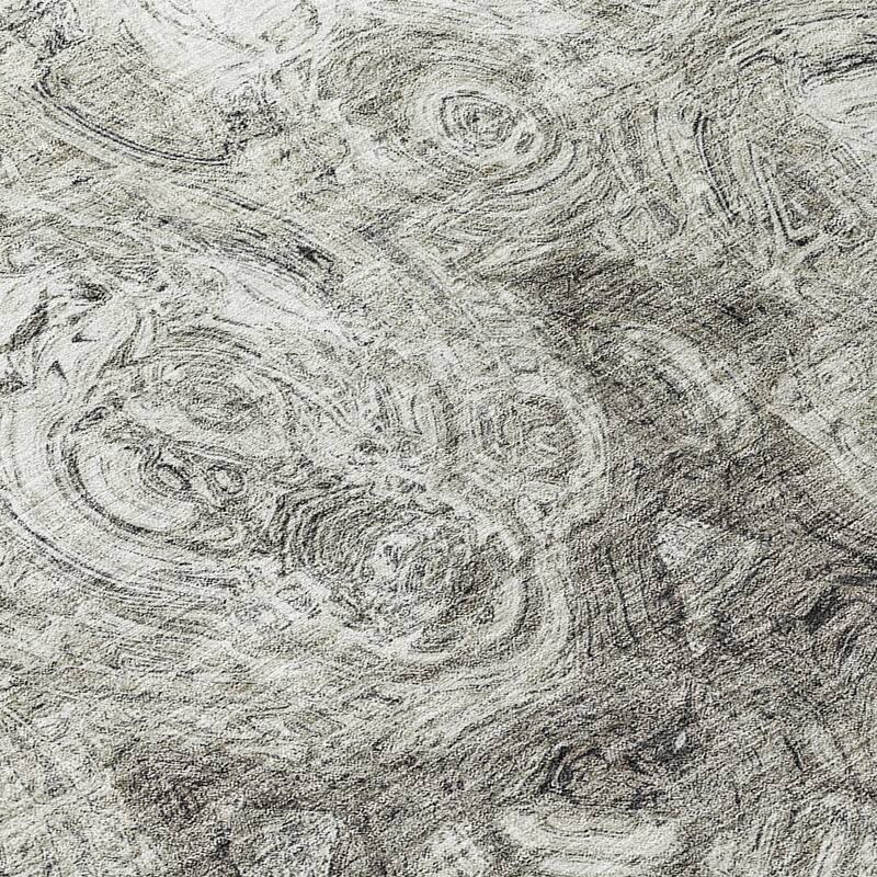 Machine Washable Indoor/ Outdoor Chantille Abstract Waves Rug