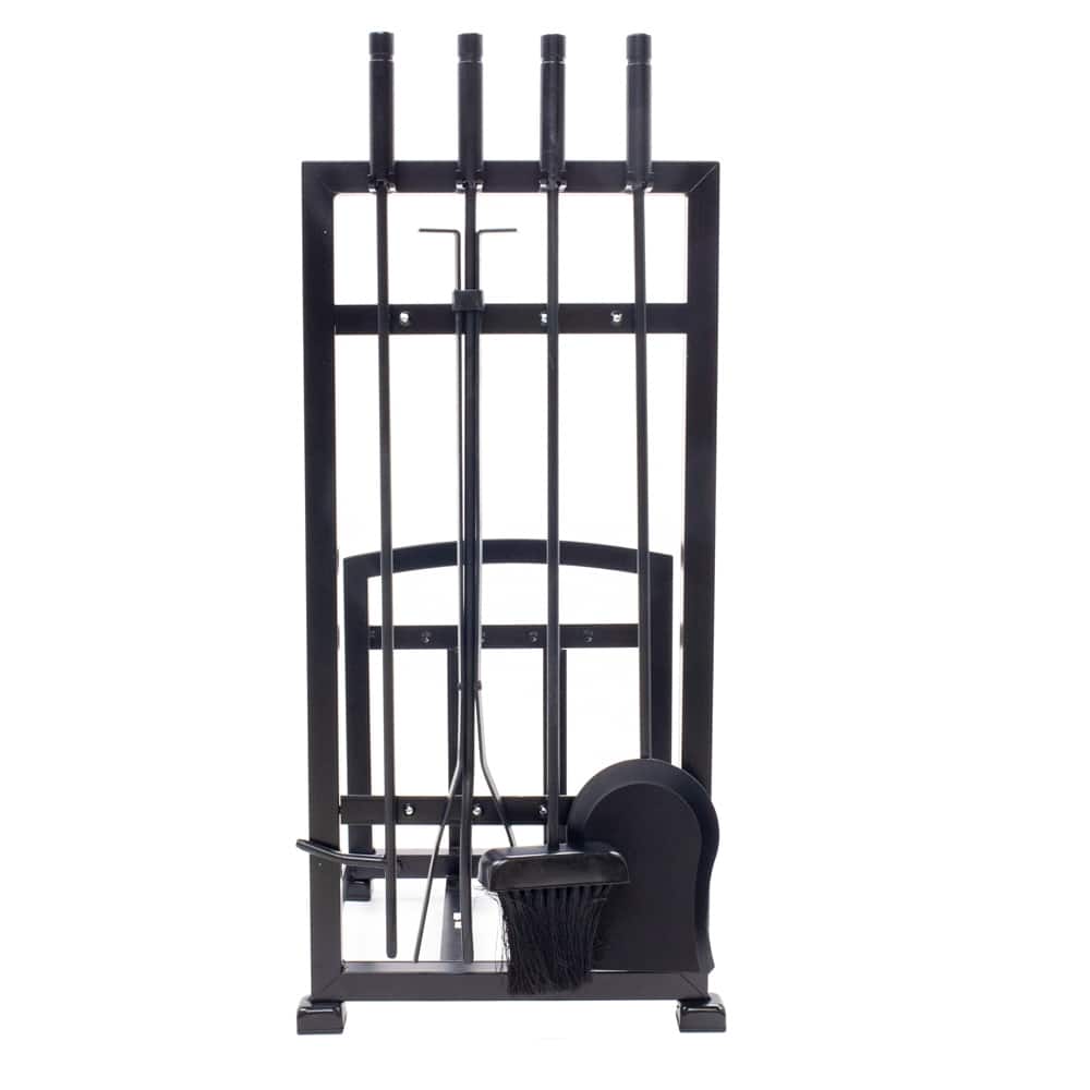 Pleasant Hearth Harper Log Rack with Tools