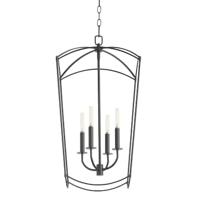Quorum International 6812-4 Mantle 4 Light 15" Wide Pendant