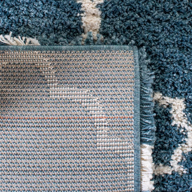 SAFAVIEH Hudson Shag Jeryl Glam Trellis 2-inch Area Rug
