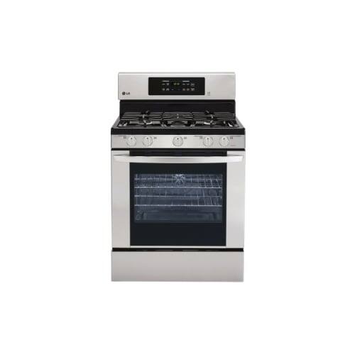 Shop Lg Lrg3081 27 Inch Wide 5 4 Cu Ft Free Standing Gas Range