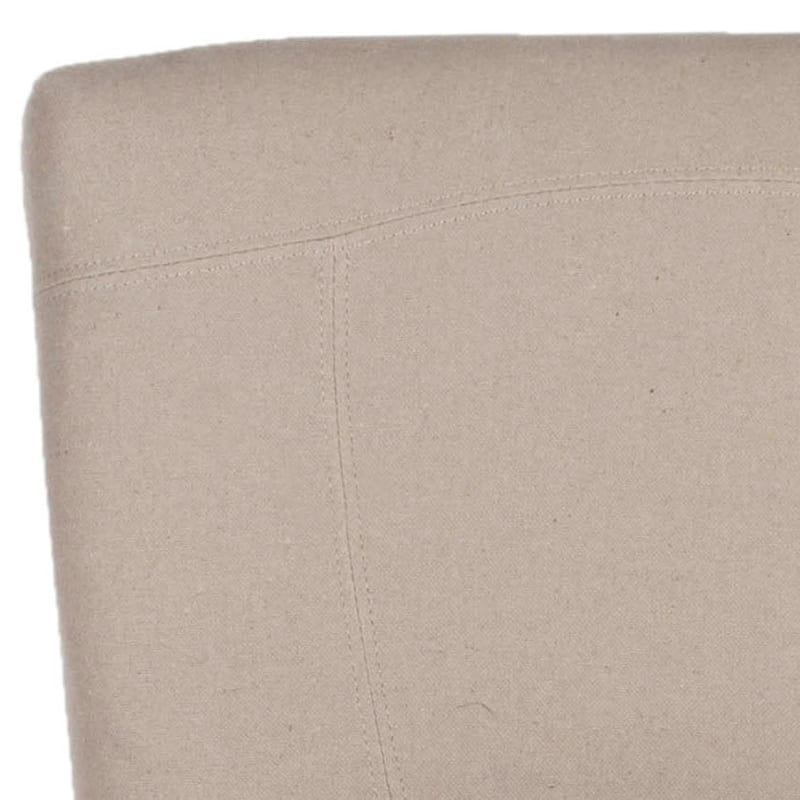 SAFAVIEH Kandace Taupe Arm Chair - 26.8" x 25.8" x 39.2" - 27Wx26Dx39H