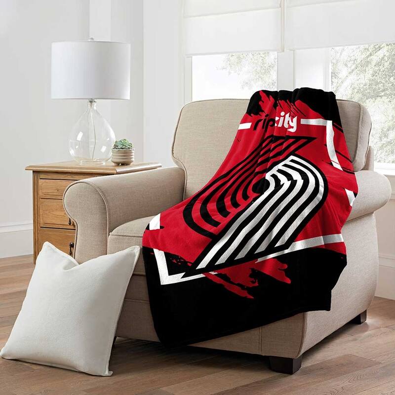 NBA Portland Trail Blazers Dimensional Micro Raschel Throw Blanket