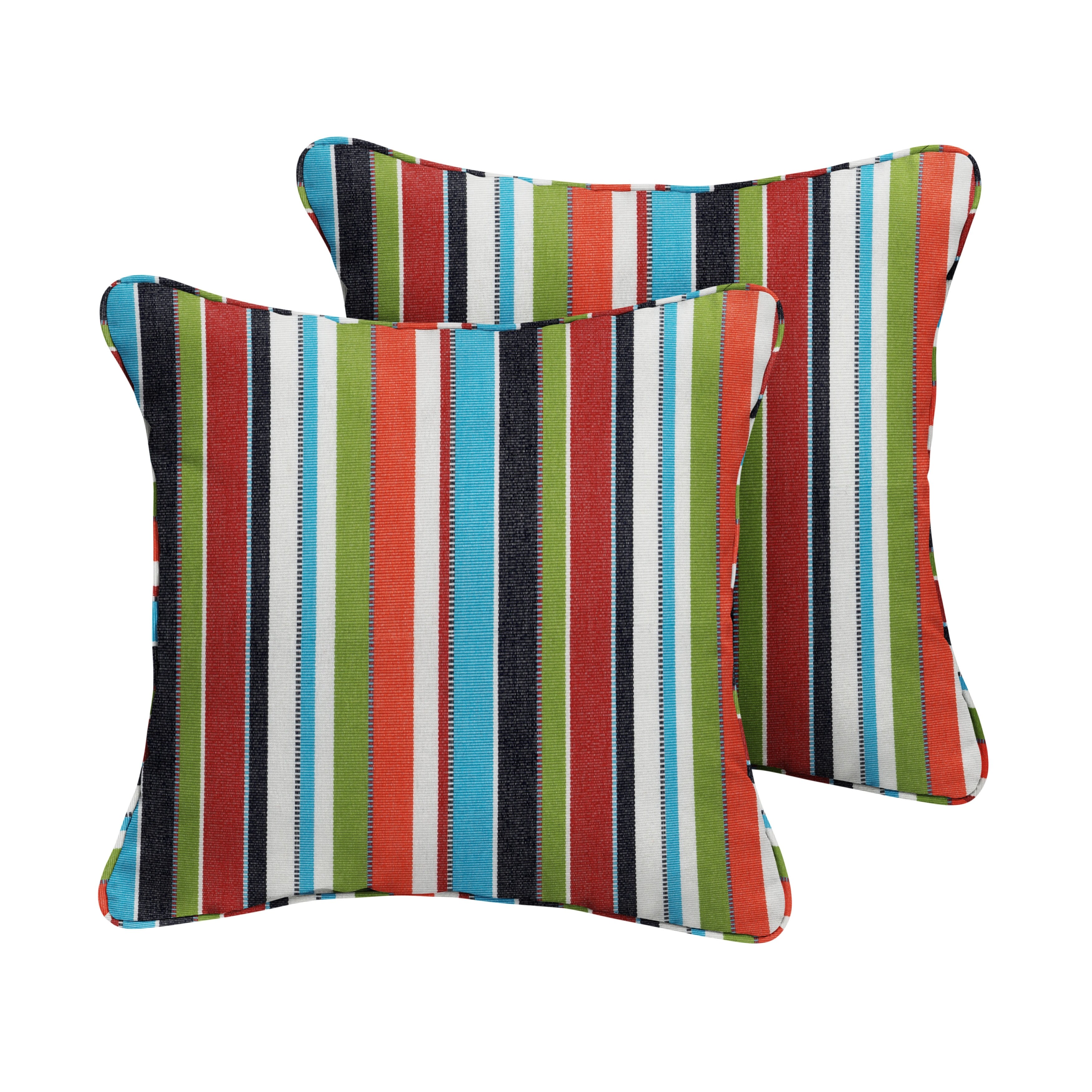 Sunbrella Carousel Confetti Corded Indoor Outdoor Pillow Set Set Of 2 Overstock 8896119