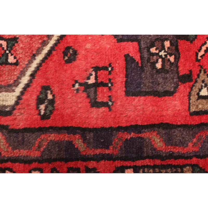ECARPETGALLERY Hand-knotted Andelz Red Wool Rug - 4'5 x 6'11
