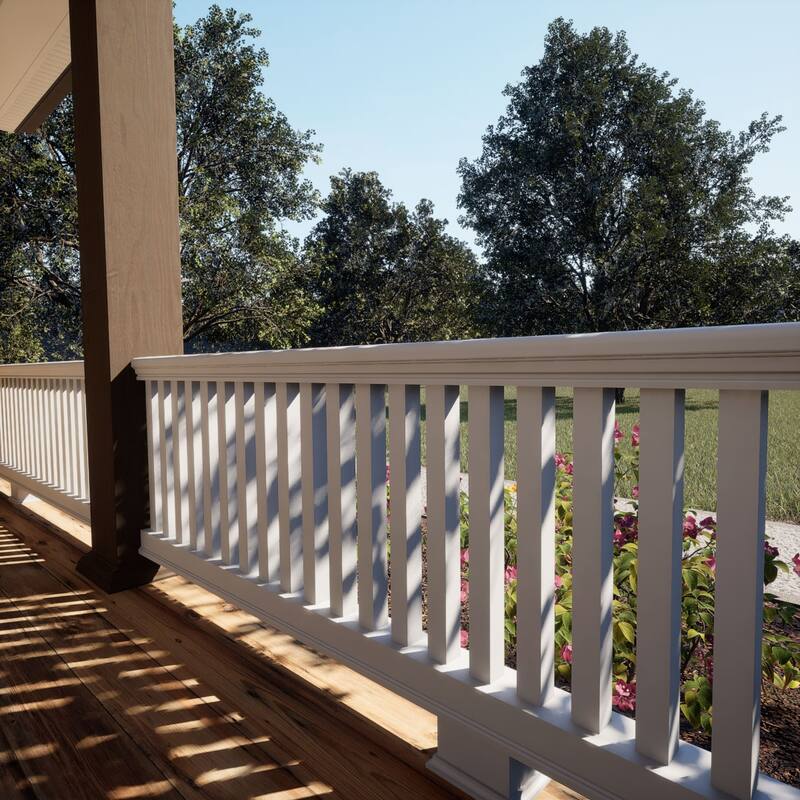 Endurathane 500 Series Square Baluster, Factory Primed Polyurethane