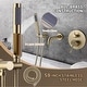 preview thumbnail 28 of 41, Solid Brass 2 Handle Wall Mounted Roman Tub Faucet With Handheld Shower