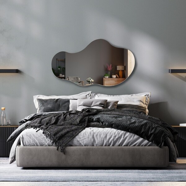 Asymmetrical Mirror, Decorative Frameless Irregular Mirror