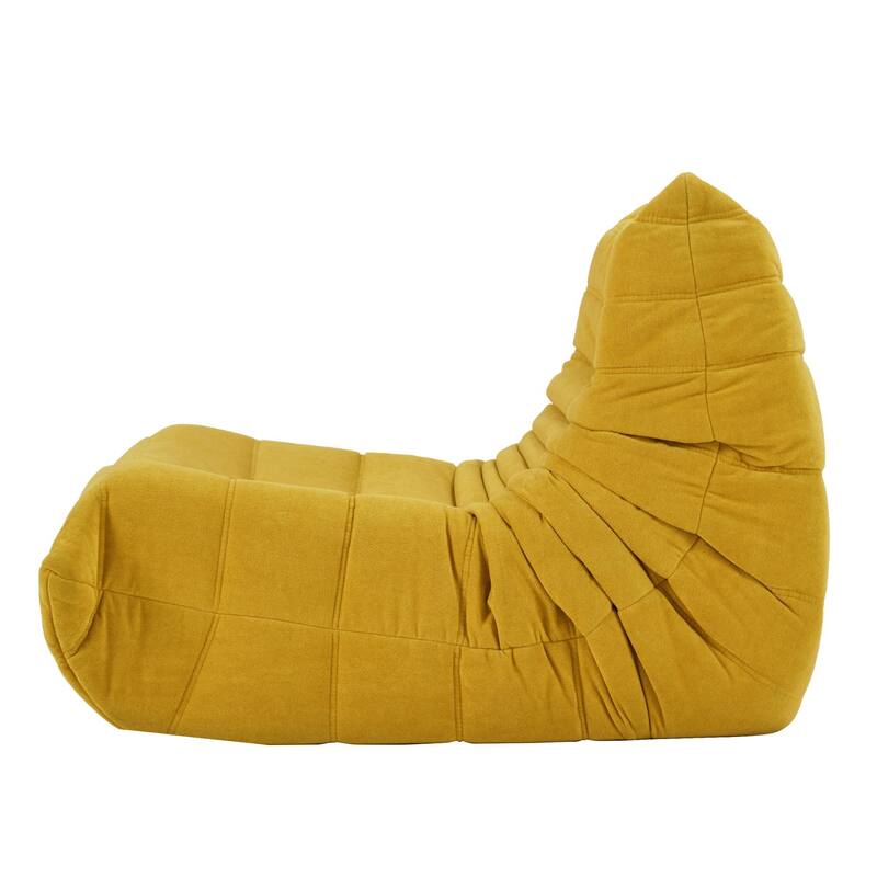 Ergonomic Design Stable Bean Bag Sofa,Armless Floor sofa Bean Bag Chair for Adults Fireside Bean Bag Lounger Memory Foam Chair