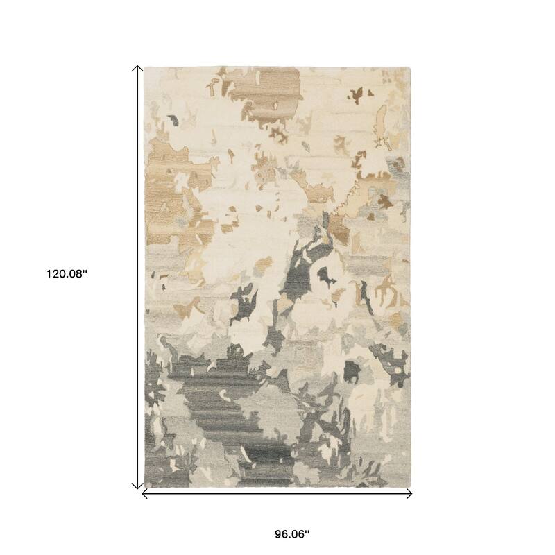 HomeRootsAbstract Modern Rectangle Area Rug
