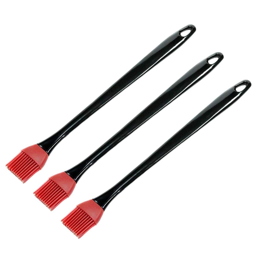 Chef Craft 13.5" Silicone Basting Brush - Long Handle Great for BBQ Grilling